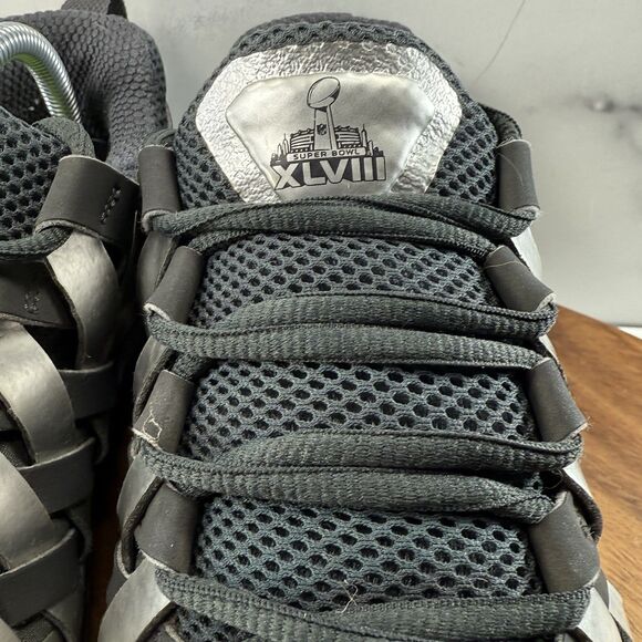 Men’s 9.5-Nike Free Trainer 5.0 ‘Super Bowl’ Silver Black Running Shoes Sneakers main image 5